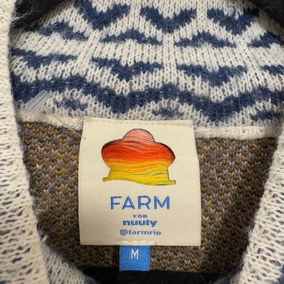 Farm Rio Toucan Scarf Knit Sweater - Picture 6 of 7